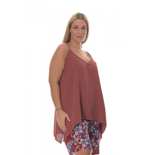 Plus Size top lingerie – Κόκκινο