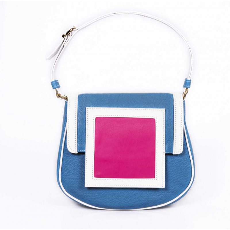 A Box Of Strawberry Ice Cream Handbag - Τσάντα χειρός μπλε