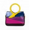A Feather On My Handbag - Τσάντα χειρός κρεμαστή πολύχρωμη