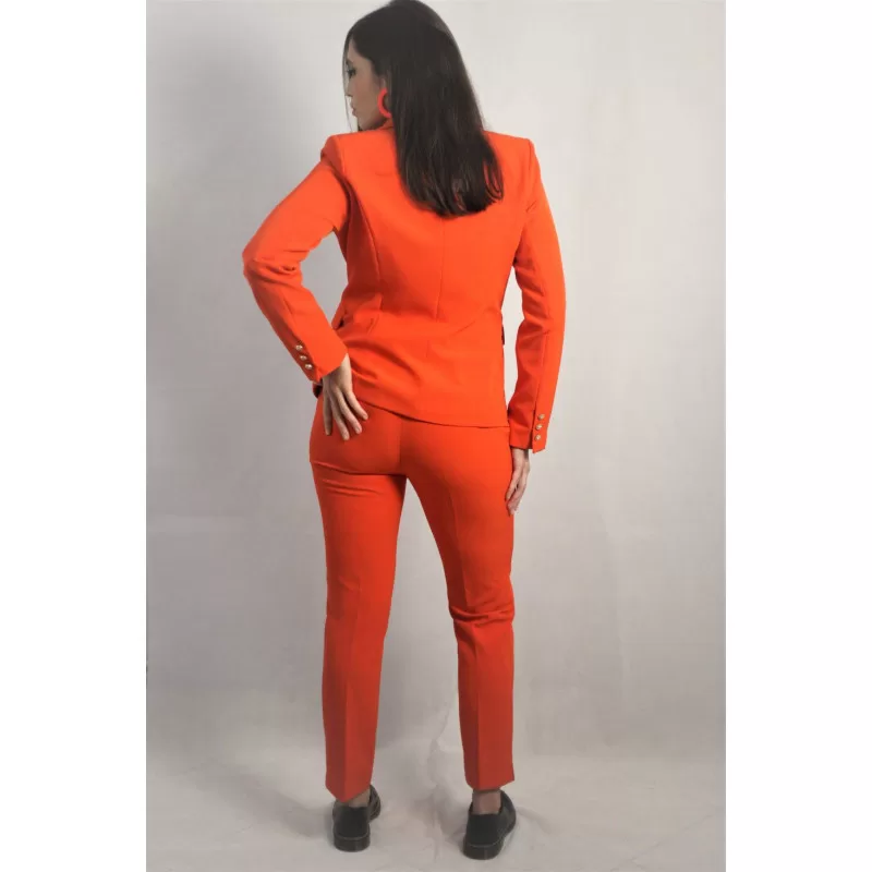 Set Blazer/Παντελόνι Tailored - Κοραλί Set Blazer/Παντελόνι Tailored - Κοραλί