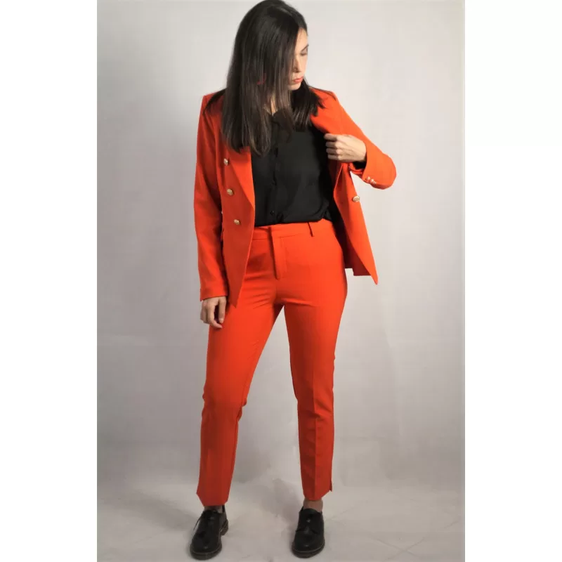 Set Blazer/Παντελόνι Tailored - Κοραλί Set Blazer/Παντελόνι Tailored - Κοραλί