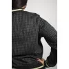 Plus Size Καρό Jacket Bomber - Κυπαρισσί Plus Size Καρό Jacket Bomber - Κυπαρισσί