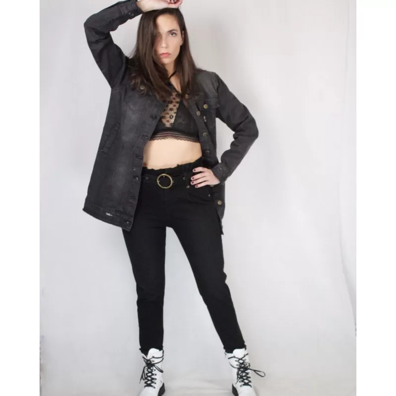 Jacket Jean - Μαύρο Jacket Jean - Μαύρο