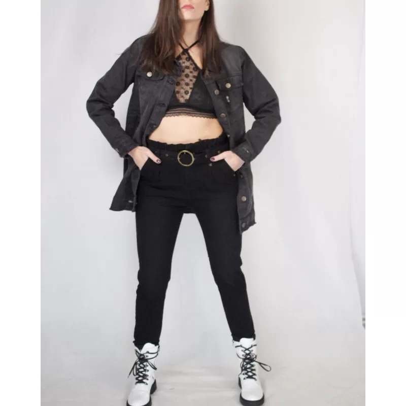 Jacket Jean - Μαύρο Jacket Jean - Μαύρο