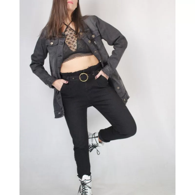 Jacket Jean - Μαύρο Jacket Jean - Μαύρο