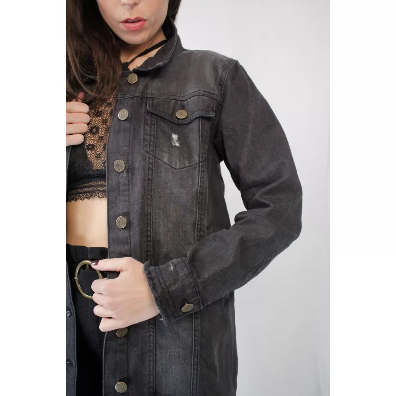 Jacket Jean - Μαύρο Jacket Jean - Μαύρο