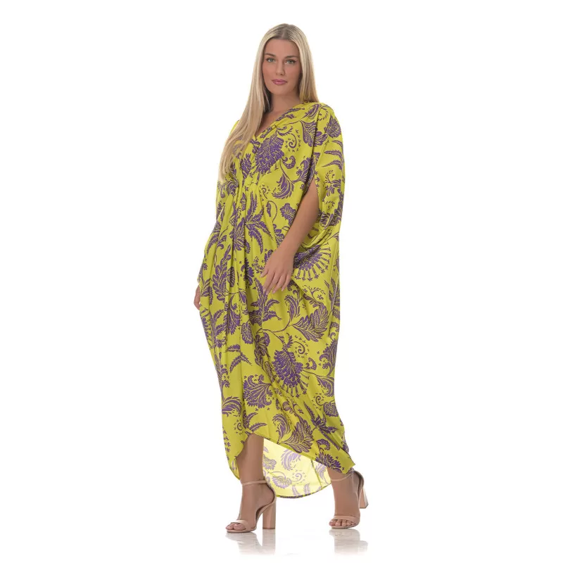 Plus Size Floral Τουνίκ/Φόρεμα – Κίτρινο Plus Size Floral Τουνίκ/Φόρεμα – Κίτρινο