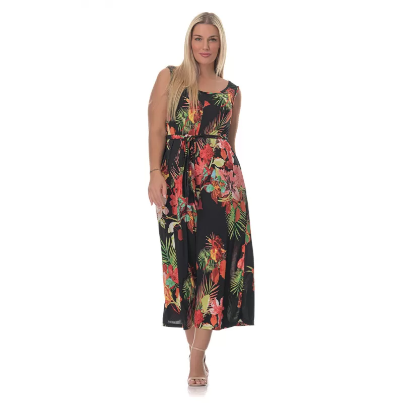 Plus size Tropical ολόσωμη φόρμα – Μαύρη Plus size Tropical ολόσωμη φόρμα – Μαύρη