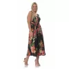 Plus size Tropical ολόσωμη φόρμα – Μαύρη Plus size Tropical ολόσωμη φόρμα – Μαύρη