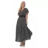 Plus Size Φόρεμα Πουά - Μαύρο Plus Size Φόρεμα Πουά - Μαύρο