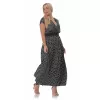 Plus Size Φόρεμα Πουά - Μαύρο Plus Size Φόρεμα Πουά - Μαύρο