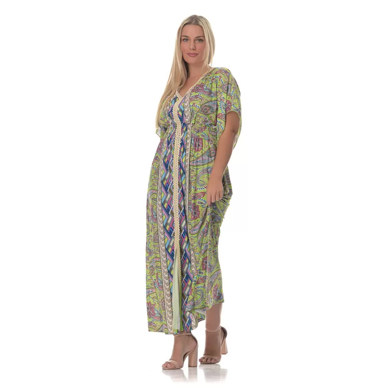 Plus Size Εμπριμέ Φόρεμα/Τουνίκ – Πράσινο Plus Size Εμπριμέ Φόρεμα/Τουνίκ – Πράσινο
