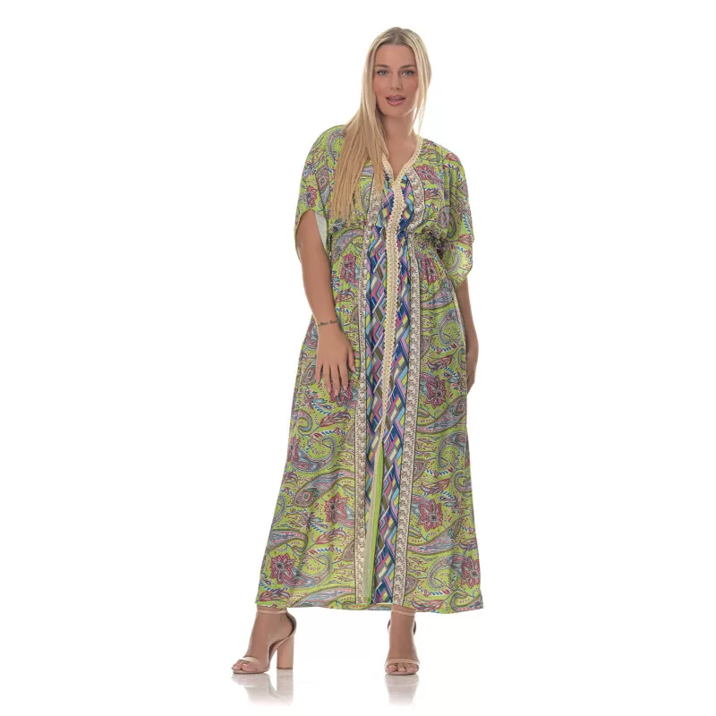 Plus Size Εμπριμέ Φόρεμα/Τουνίκ – Πράσινο Plus Size Εμπριμέ Φόρεμα/Τουνίκ – Πράσινο