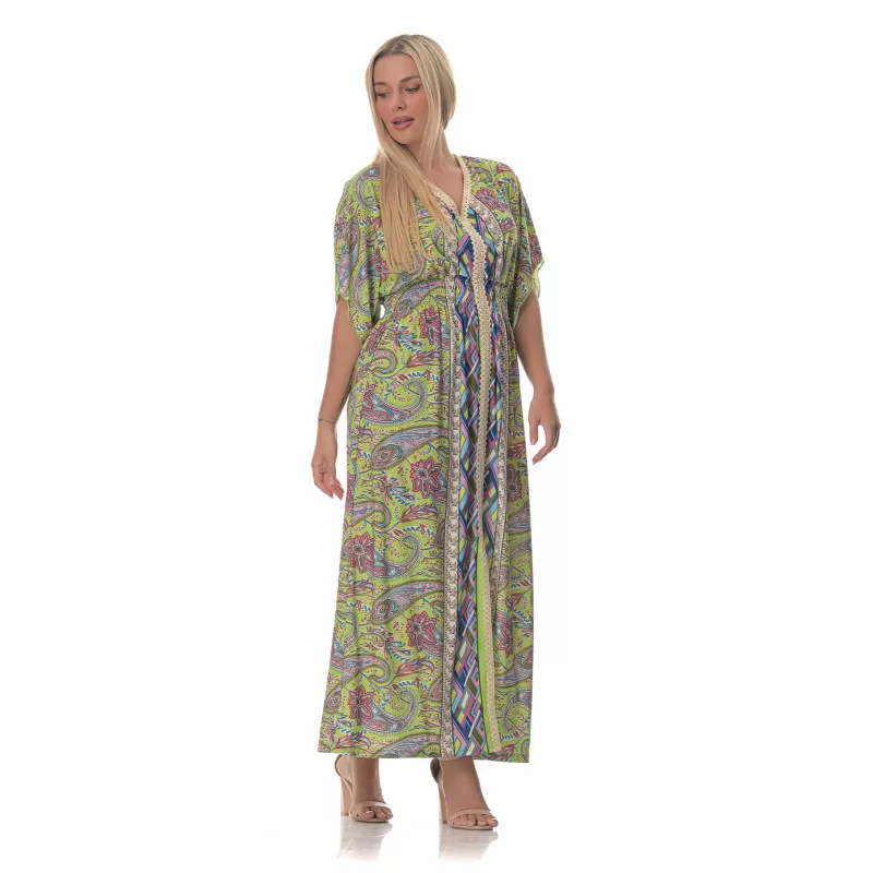 Plus Size Εμπριμέ Φόρεμα/Τουνίκ – Πράσινο Plus Size Εμπριμέ Φόρεμα/Τουνίκ – Πράσινο