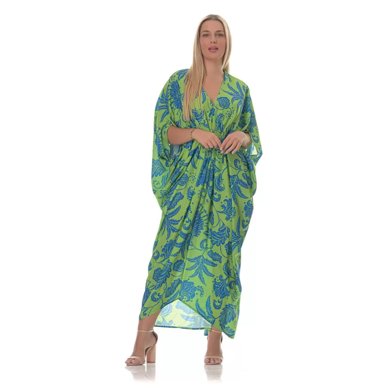 Plus Size Floral Τουνίκ/Φόρεμα – Πράσινο Plus Size Floral Τουνίκ/Φόρεμα – Πράσινο