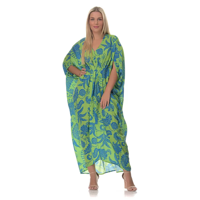 Plus Size Floral Τουνίκ/Φόρεμα – Πράσινο Plus Size Floral Τουνίκ/Φόρεμα – Πράσινο