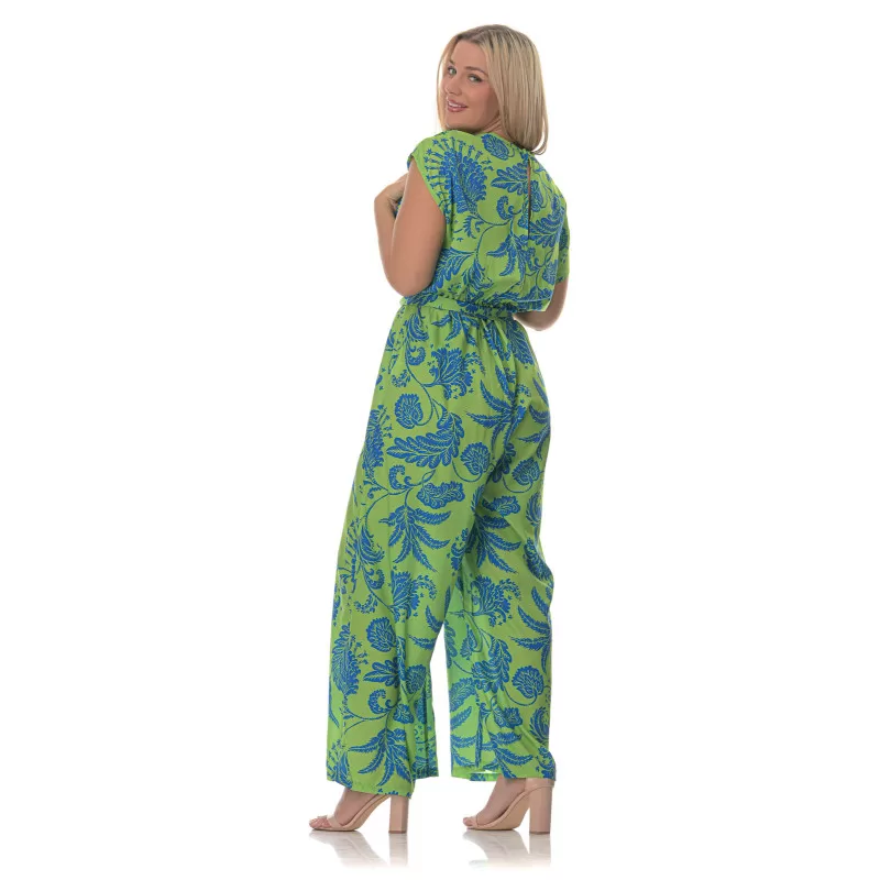 Plus Size Floral Ολόσωμη Φόρμα – Πράσινη Plus Size Floral Ολόσωμη Φόρμα – Πράσινη