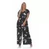 Plus size Εμπριμέ ολόσωμη φόρμα -Μαύρη Plus size Εμπριμέ ολόσωμη φόρμα -Μαύρη