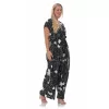 Plus size Εμπριμέ ολόσωμη φόρμα -Μαύρη Plus size Εμπριμέ ολόσωμη φόρμα -Μαύρη