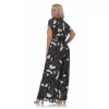 Plus size Εμπριμέ ολόσωμη φόρμα -Μαύρη Plus size Εμπριμέ ολόσωμη φόρμα -Μαύρη