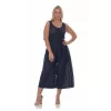 Plus Size Ολόσωμη Φόρμα Κεντητή -Mπλε Plus Size Ολόσωμη Φόρμα Κεντητή -Mπλε
