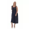 Plus Size Ολόσωμη Φόρμα Κεντητή -Mπλε Plus Size Ολόσωμη Φόρμα Κεντητή -Mπλε