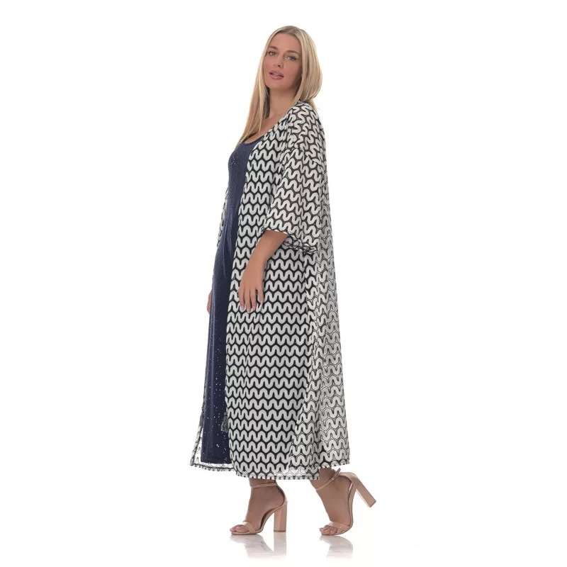 Plus Size Κιμονό Κεντητό – Λευκό Plus Size Κιμονό Κεντητό – Λευκό