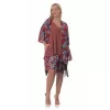 Plus Size Floral Βερμούδα – Kόκκινη Plus Size Floral Βερμούδα – Kόκκινη
