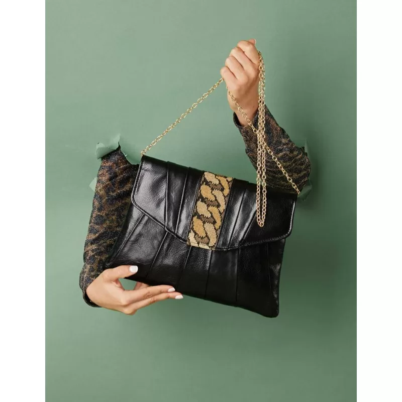 Business As Usual Handbag - Τσάντα φάκελος μαύρη Business As Usual Handbag - Τσάντα φάκελος μαύρη