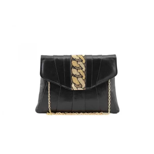 Business As Usual Handbag - Τσάντα φάκελος μαύρη