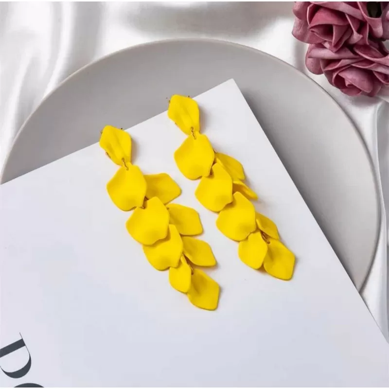 Leafy Earrings - Κίτρινο Leafy Earrings - Κίτρινο