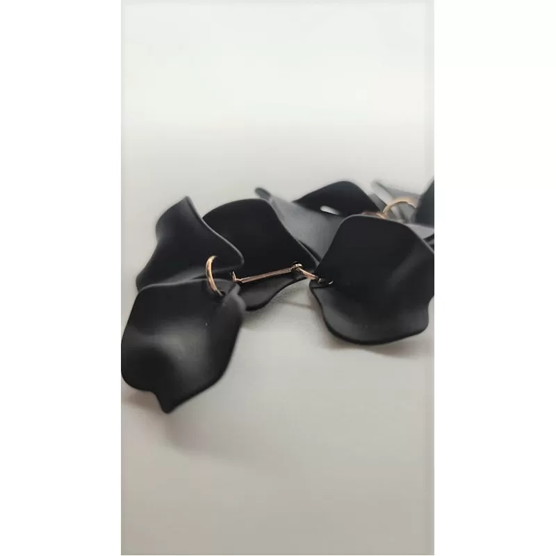Leafy Earrings - Μαύρο Leafy Earrings - Μαύρο