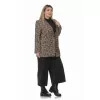 Plus Size Σακάκι Λαβύρινθος - Καφέ Plus Size Σακάκι Λαβύρινθος - Καφέ