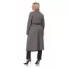 Plus Size Παλτό Καστόρ - Γκρι Plus Size Παλτό Καστόρ - Γκρι