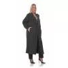 Plus Size Oversized Παλτό - Γκρι Plus Size Oversized Παλτό - Γκρι
