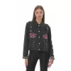 Jacket Jean Με Τρουκς Και Στρας - Μαύρο Jacket Jean Με Τρουκς Και Στρας - Μαύρο