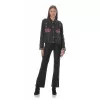 Jacket Jean Με Τρουκς Και Στρας - Μαύρο Jacket Jean Με Τρουκς Και Στρας - Μαύρο