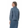 Jacket Jean Με Στρας και Πέρλες - Μπλε Jacket Jean Με Στρας και Πέρλες - Μπλε