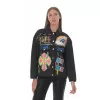 Jacket Jean Με Σχέδια - Μαύρο Jacket Jean Με Σχέδια - Μαύρο