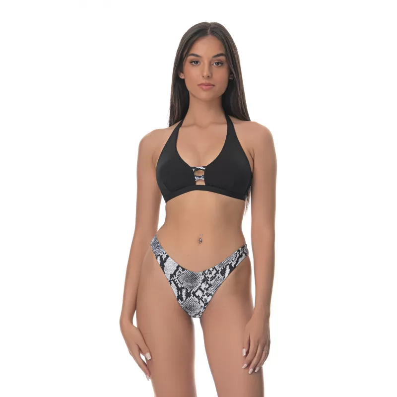 Μπικίνι Snake Print - Ασπρόμαυρο Μπικίνι Snake Print - Ασπρόμαυρο