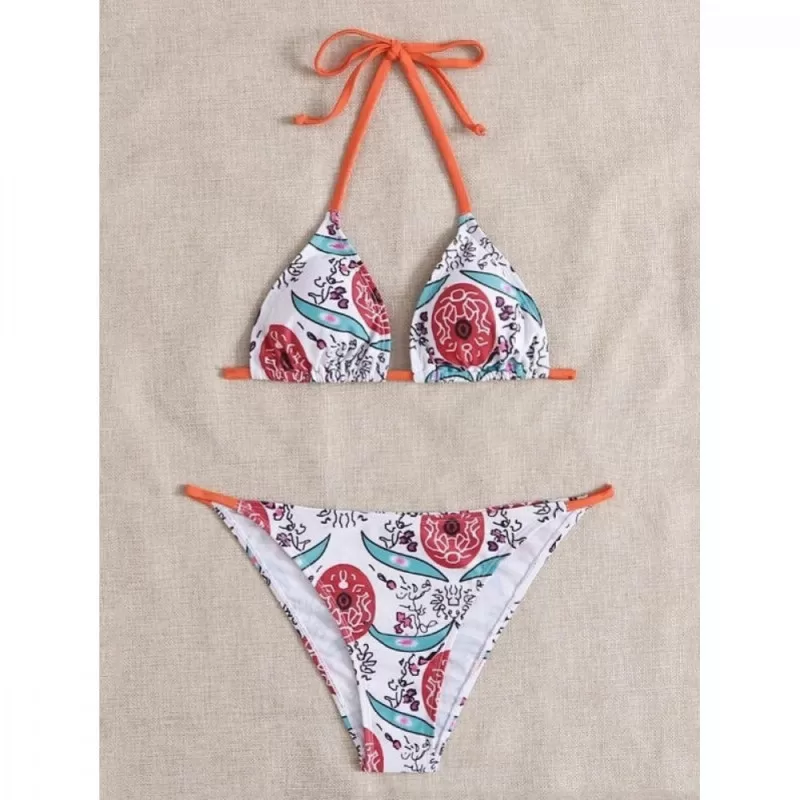 Μπικίνι Floral - Λευκό Μπικίνι Floral - Λευκό