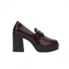 Γόβες Loafers Λουστρίνι - Καφέ Γόβες Loafers Λουστρίνι - Καφέ