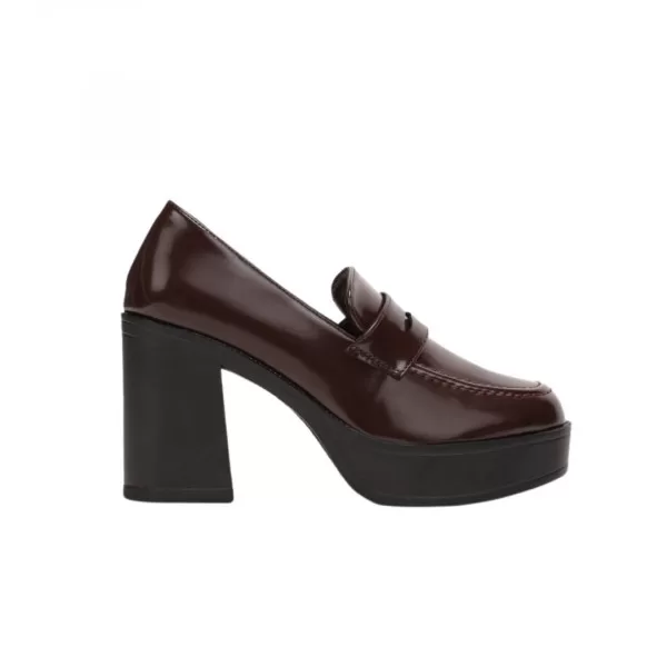 Γόβες Loafers Λουστρίνι - Καφέ