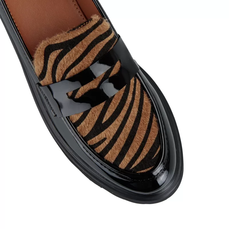 Loafers Λουστρίνι Zebra - Μαύρο Loafers Λουστρίνι Zebra - Μαύρο
