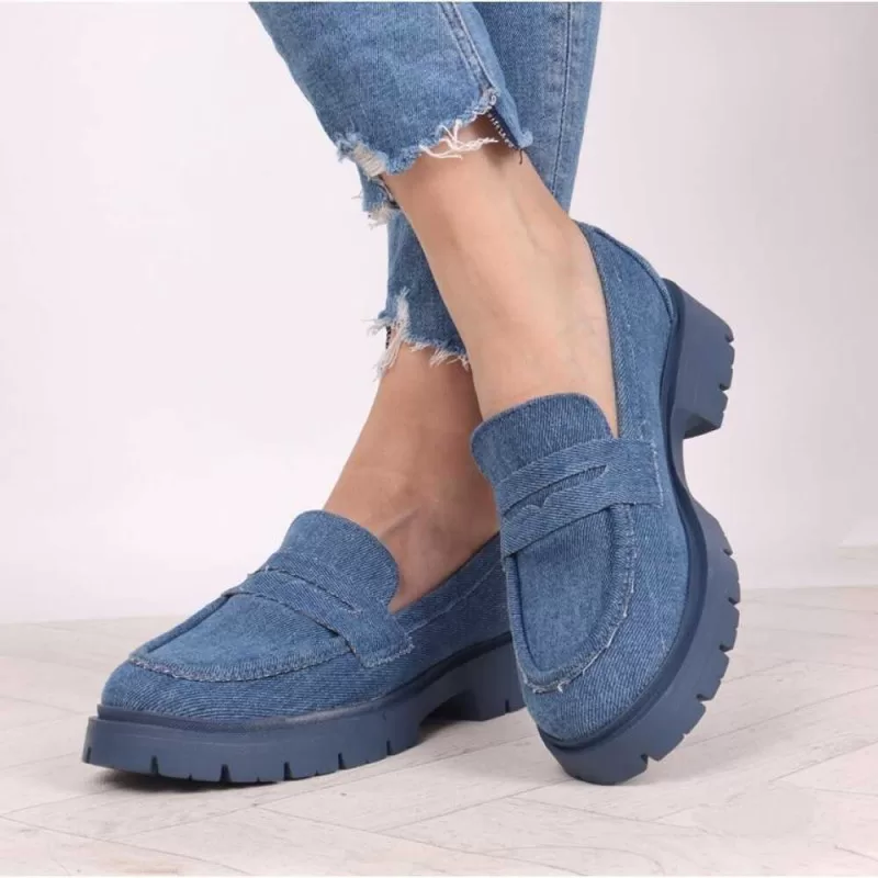 Loafers Jean - Μπλε Loafers Jean - Μπλε
