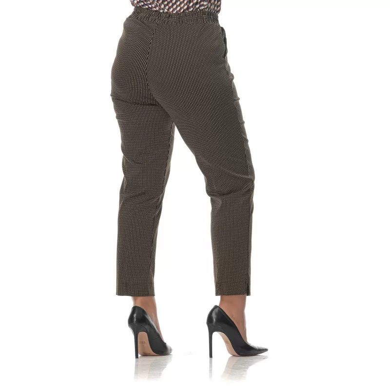 Plus Size Κοστούμι Ριγέ - Μαύρο Plus Size Κοστούμι Ριγέ - Μαύρο