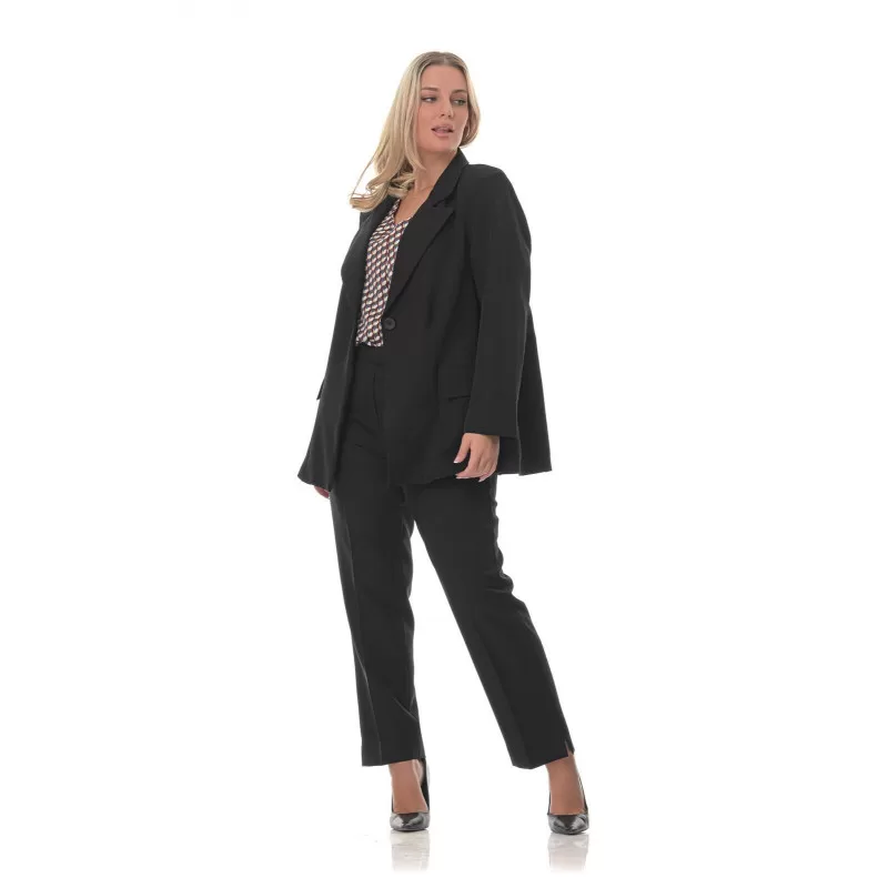 Plus Size Κοστούμι - Μαύρο Plus Size Κοστούμι - Μαύρο