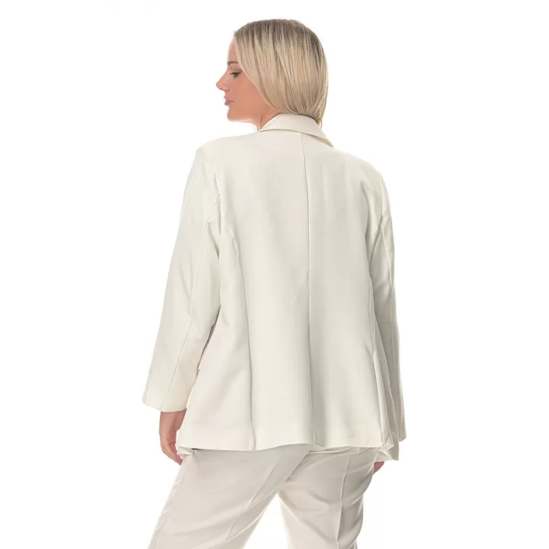 Plus Size Κοστούμι - Λευκό Plus Size Κοστούμι - Λευκό