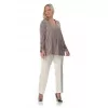 Plus Size Μπλούζα Σατινέ - Λευκή (Εμπριμέ) Plus Size Μπλούζα Σατινέ - Λευκή (Εμπριμέ)