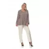Plus Size Μπλούζα Σατινέ - Λευκή (Εμπριμέ) Plus Size Μπλούζα Σατινέ - Λευκή (Εμπριμέ)